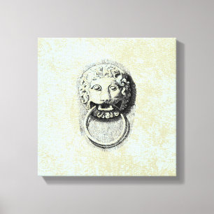 Porta do leão ~ 12X12 Canvas de 1,5" de espessura