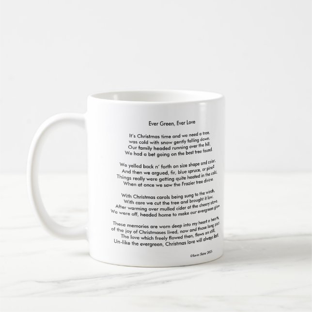 Porta do Natal & caneca de café sempre verde (Esquerda)