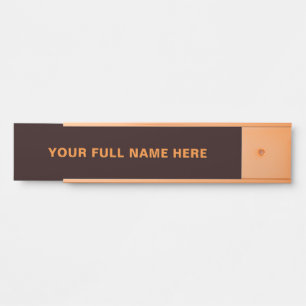 Porta Exemplo de Placa de Nome Personalizada Projetada p