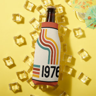 Porta-garrafa 1976 Listras Retrô Aniversário de 50 anos