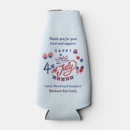 Porta-garrafa 4 de julho dos EUA | Celebração Patriótica de Verã