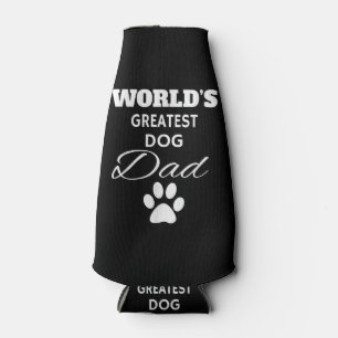 Porta-garrafa A maior camisa de Pai de CACHORRO do mundo, Ame o