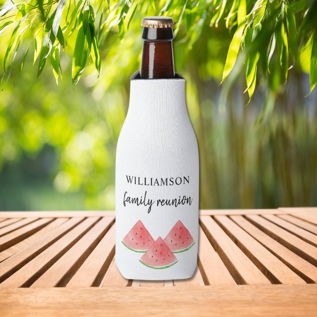 Porta-garrafa A Melancia De Reunião Familiar Pode Arrefecer (Criador carregado)