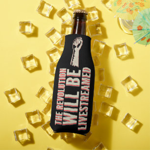 Porta-garrafa A Revolução Será Transmitida Ao Vivo