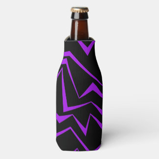 Porta-garrafa Abstract, bold, vibrant geometric zigzag pattern