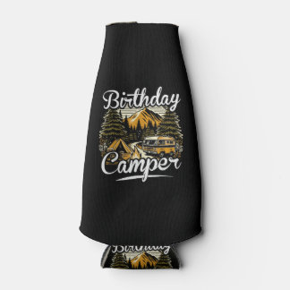 Porta-garrafa Acampamento de Aniversário