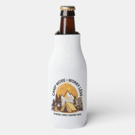 Porta-garrafa Acampamento Mais Preocupado Menos Acampamento