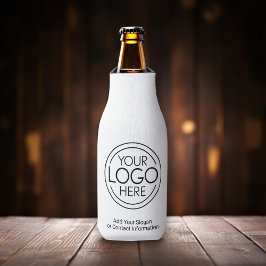 Porta-garrafa Adicione seu logotipo corporativo moderno minimali