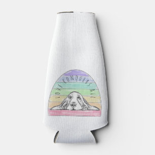 Porta-garrafa Adoro conquistas de todos os cachorros com o basqu