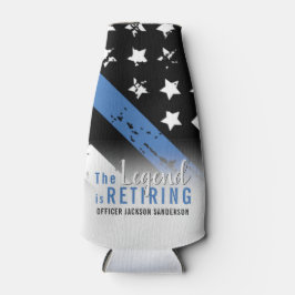 Porta-garrafa Agente de Festa de Reforma Policial Thin Blue Line