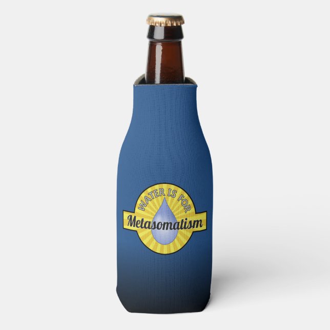 Porta-garrafa Água é para o Metasomatismo (Frente da Garrafa)