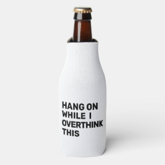 Porta-garrafa Aguente-Se Enquanto Eu Sobrepenso Este Preto E Bra