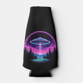 Porta-garrafa Alienígena Espacial Retrofuturista