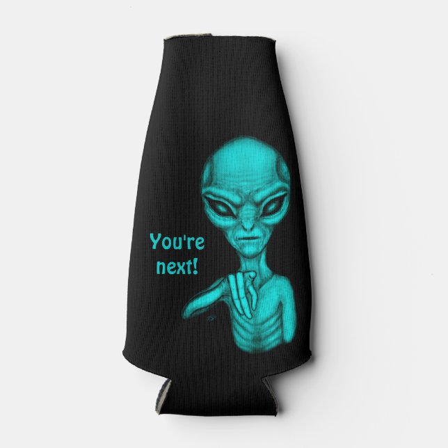 Porta-garrafa Alienígena ruim, você é a próxima! (Frente)