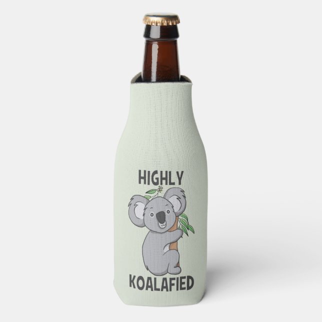 Porta-garrafa Altamente Koalafied Koala (Frente da Garrafa)