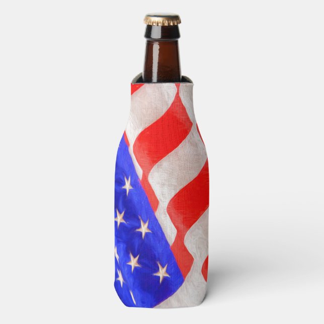 Porta-garrafa American Flag Bottle Cooler (Frente da Garrafa)