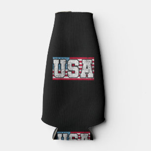 Porta-garrafa Americano EUA Bandeira dos EUA 4 de Julho