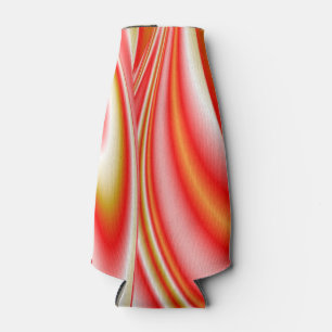 Porta-garrafa Amor e Abstrato 3D Rainbowart Dourado