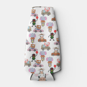 Porta-garrafa Animais Doentes Em Carros Com Padrões De Luz De Tr