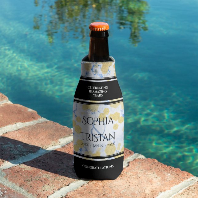 Porta-garrafa Aniversário de Casamento de Porcelana 18 (Piscina in situ)