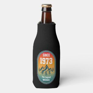 Porta-garrafa Aniversário Personalizado Vintage A Lenda Estilo M
