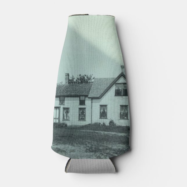 Porta-garrafa Antigo país 1800 criador de espuma de fazenda (Frente)