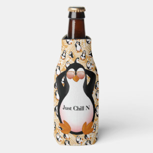 Porta-garrafa Apenas Relaxe O Pinguim