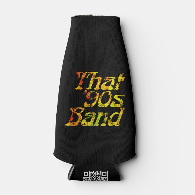 Porta-garrafa Aquela Banda dos anos 90 - Grunge Logo Bottle Cool (Frente)