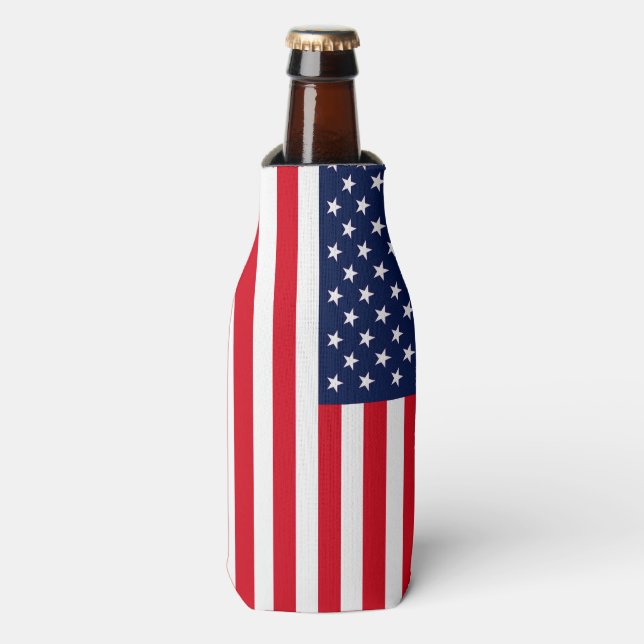 Porta-garrafa Arrefecedores de Garrafas/Bandeira Americana (Frente da Garrafa)