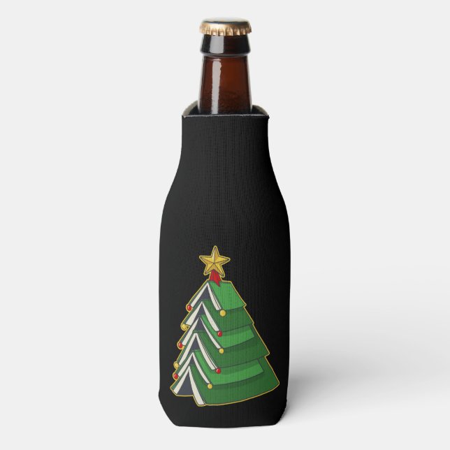 Porta-garrafa Árvore de Natal de Bookie IV (Frente da Garrafa)
