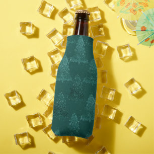 Porta-garrafa Árvore de Natal Moody   Verde-Teal-Meia-Noite Escu