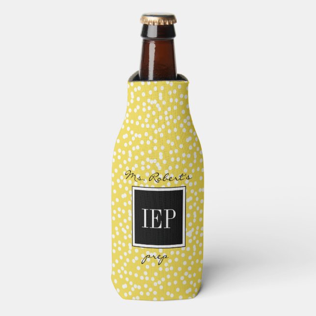 PORTA-GARRAFA AUTISM_TEACHER'S IEP SURVIVAL MUG. MORRER (Frente da Garrafa)