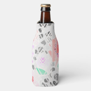 Porta-garrafa Aztec fole pastel, de cor branca