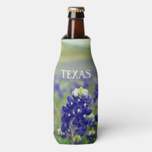 Porta-garrafa Azul de Bluebonnets Flores Texas texano Floral