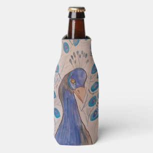 Porta-garrafa Azul Pavão