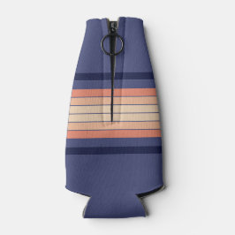 Porta-garrafa Azul retrô e "Surfboard" de pêssego riscados