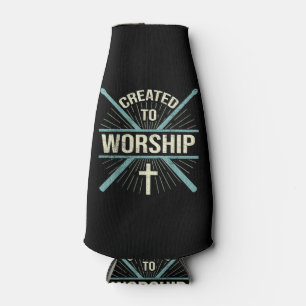 Porta-garrafa Banda De Culto Cristã Criada Ao Baterista De Culto