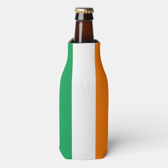 Porta-garrafa Bandeira da Irlanda (Frente da Garrafa)