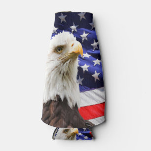 Porta-garrafa Bandeira de Águia Balda Americana