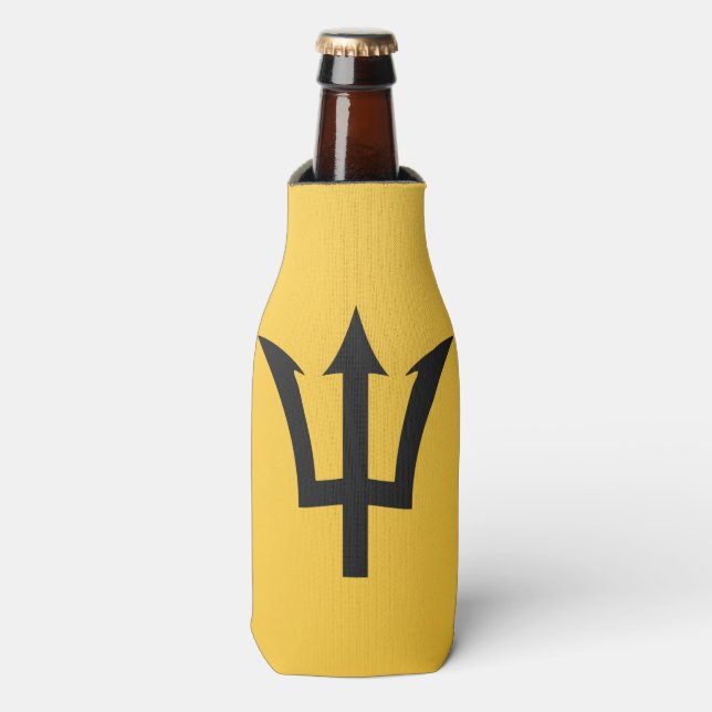 Porta-garrafa Barbados Flag Seltzer Can Cooler (Frente da Garrafa)
