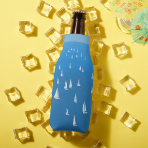 Porta-garrafa Barcos à vela no mar azul profundo - Barcos à vela