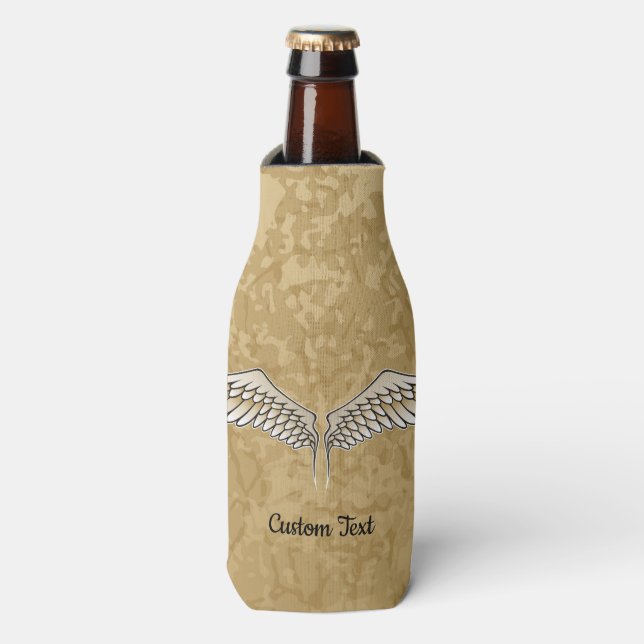 Porta-garrafa Beige Wings Bottle Cooler (Frente da Garrafa)
