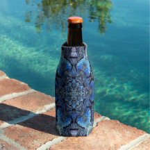 Blue Lotus Mandala - Frasco Coozie