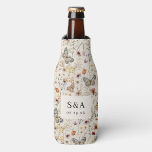 Porta-garrafa Boho Floral Wedding