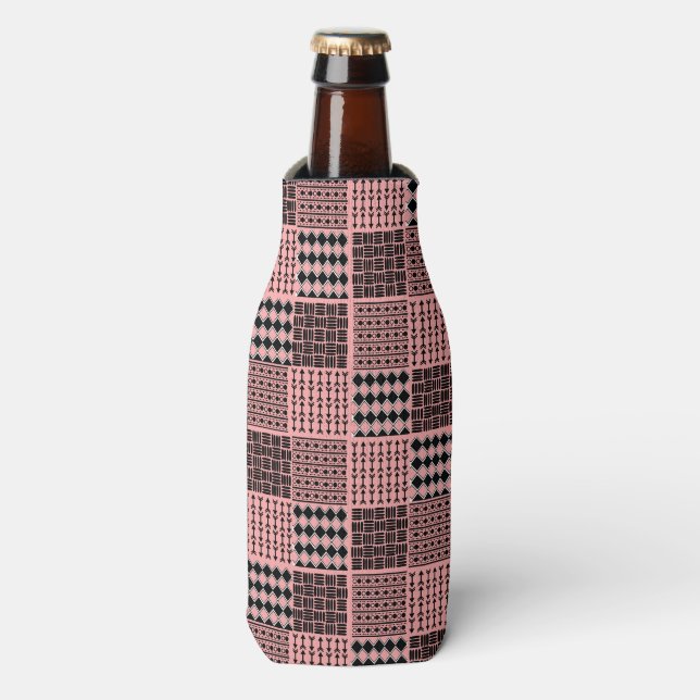 Porta-garrafa Boho Quilt (Frente da Garrafa)