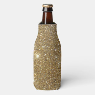 Porta-garrafa Brilho Dourado luxuoso - imagem impressa