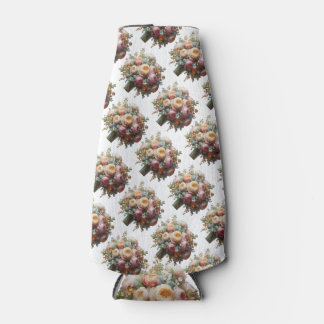 Porta-garrafa Buquê de Peonies, Citrine e Topaz