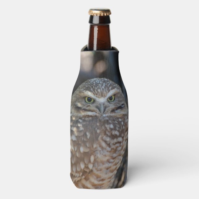 Porta-garrafa Burrowing Owl (Frente da Garrafa)