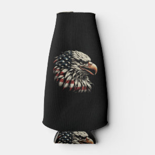 Porta-garrafa Cabeça de Águia Americana Bandeira dos EUA Patriót