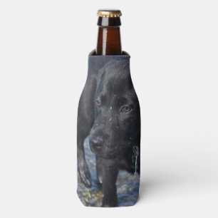 Porta-garrafa Cachorro Adorável Preto